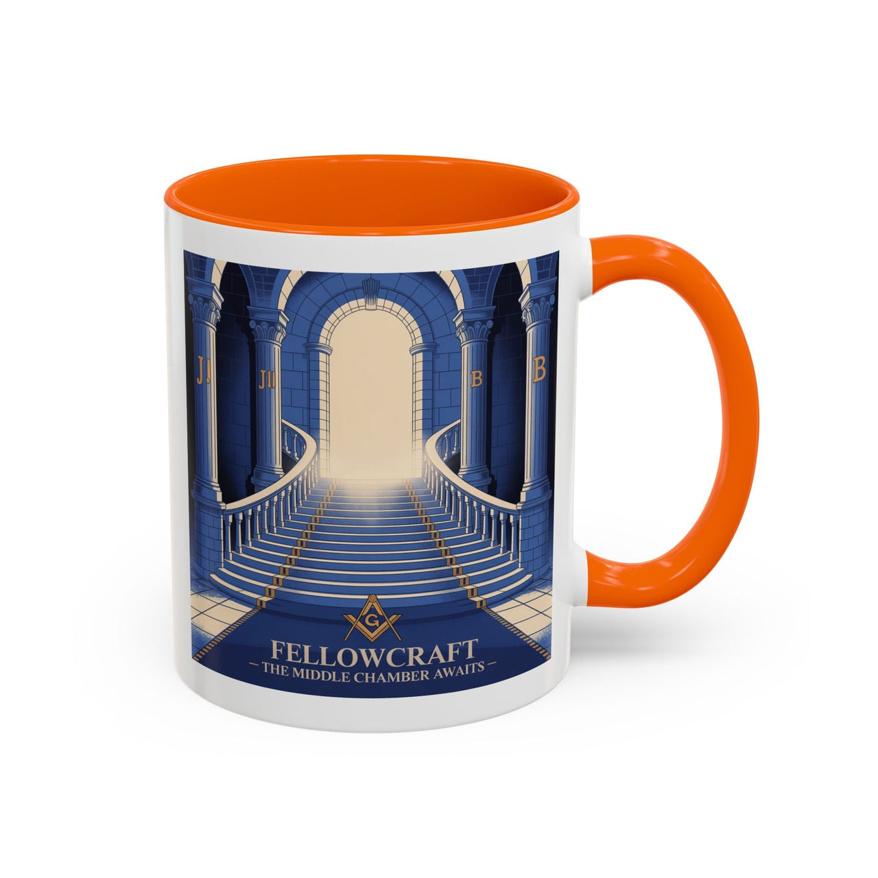 Premium Ready to Go Freemason Design | Fellowcraft | Middle Chamber - Masonic Mugs