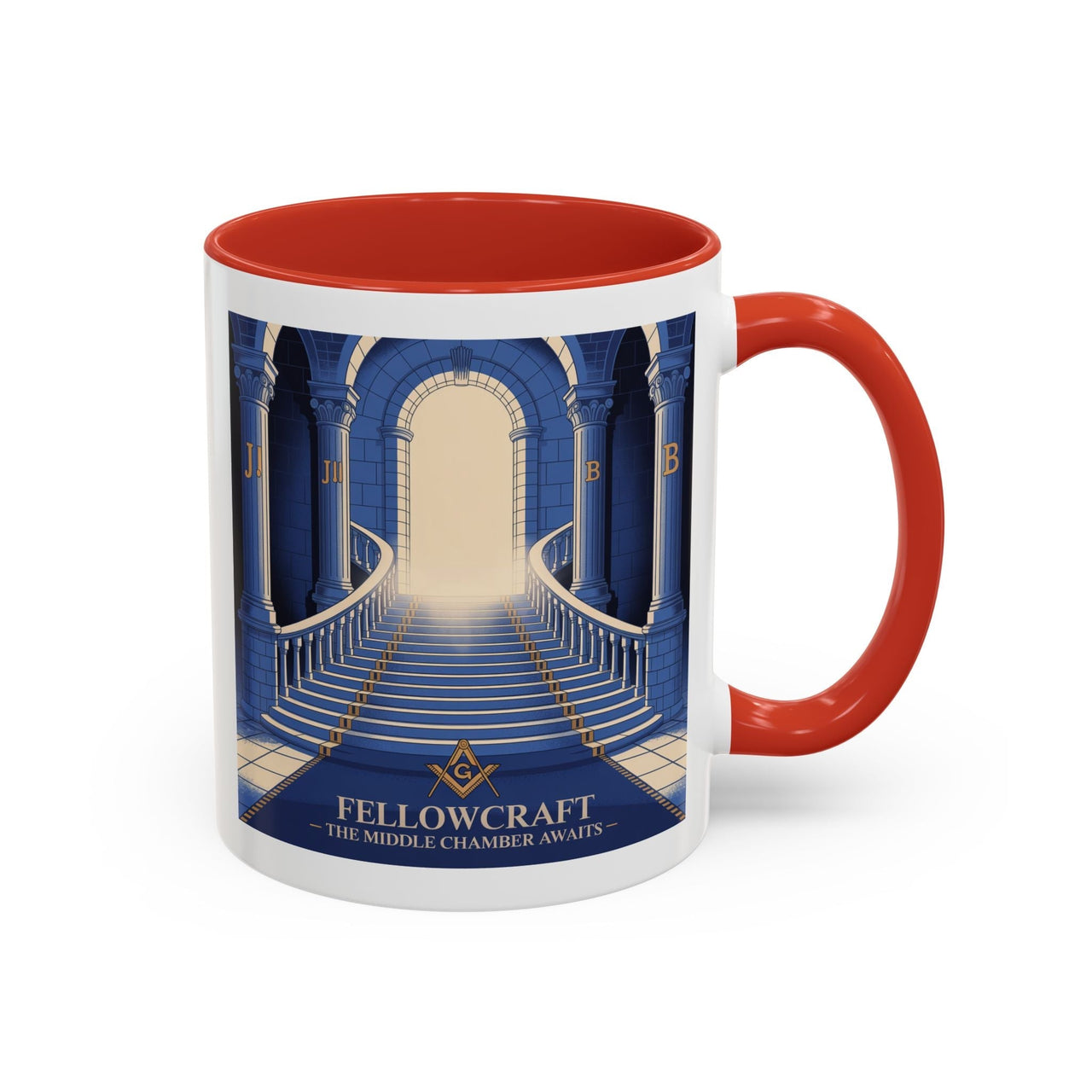 Premium Ready to Go Freemason Design | Fellowcraft | Middle Chamber - Masonic Mugs