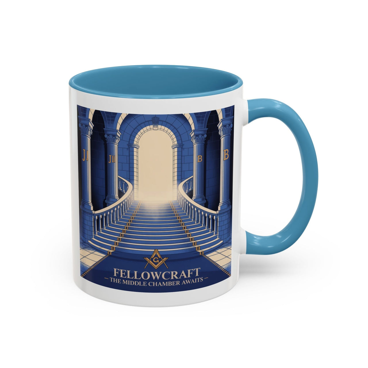 Premium Ready to Go Freemason Design | Fellowcraft | Middle Chamber - Masonic Mugs