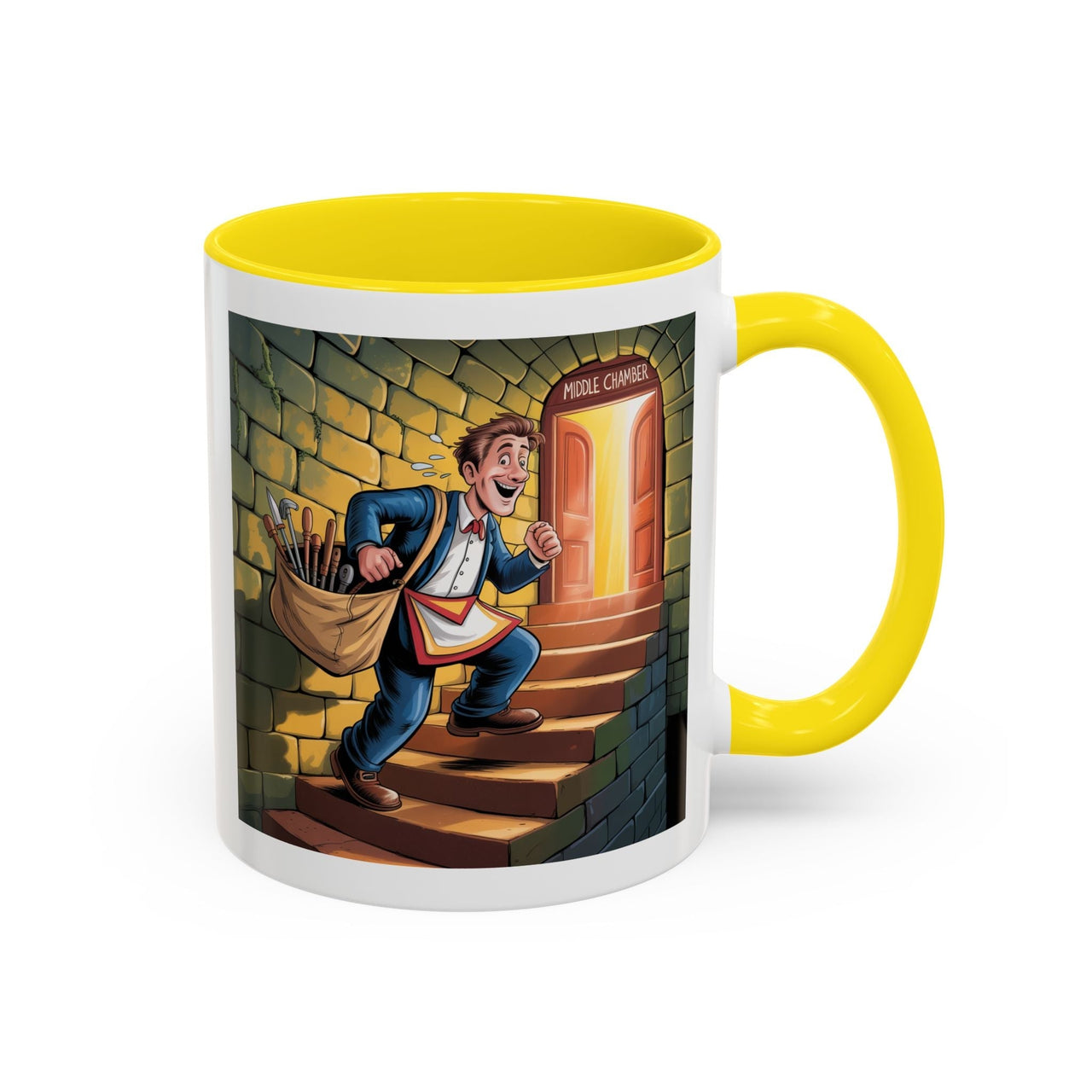 Premium Ready to Go Freemason Design | Fellowcraft | Middle Chamber - Masonic Mugs