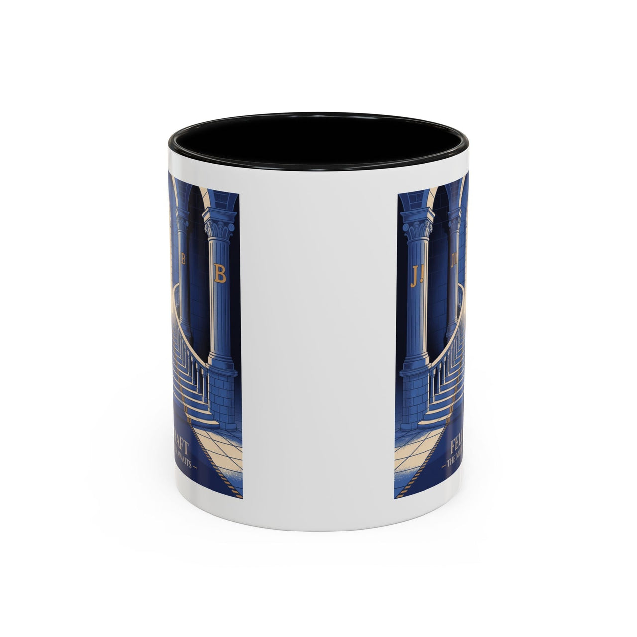 Premium Ready to Go Freemason Design | Fellowcraft | Middle Chamber - Masonic Mugs