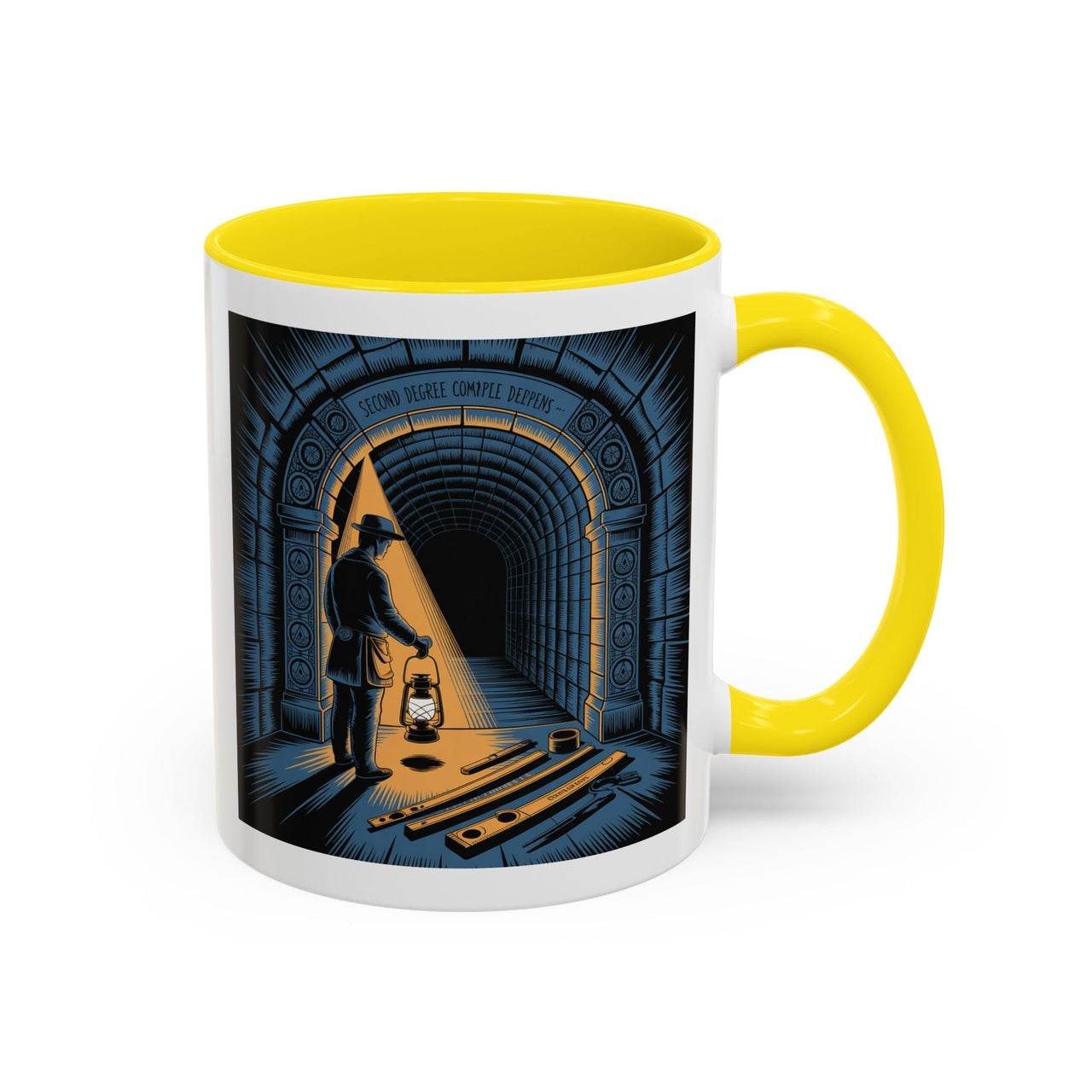 Premium Ready to Go Freemason Design | Fellowcraft | Middle Chamber - Masonic Mugs