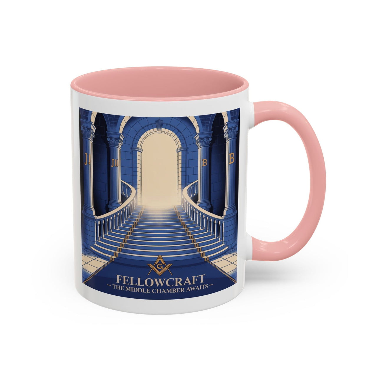 Premium Ready to Go Freemason Design | Fellowcraft | Middle Chamber - Masonic Mugs