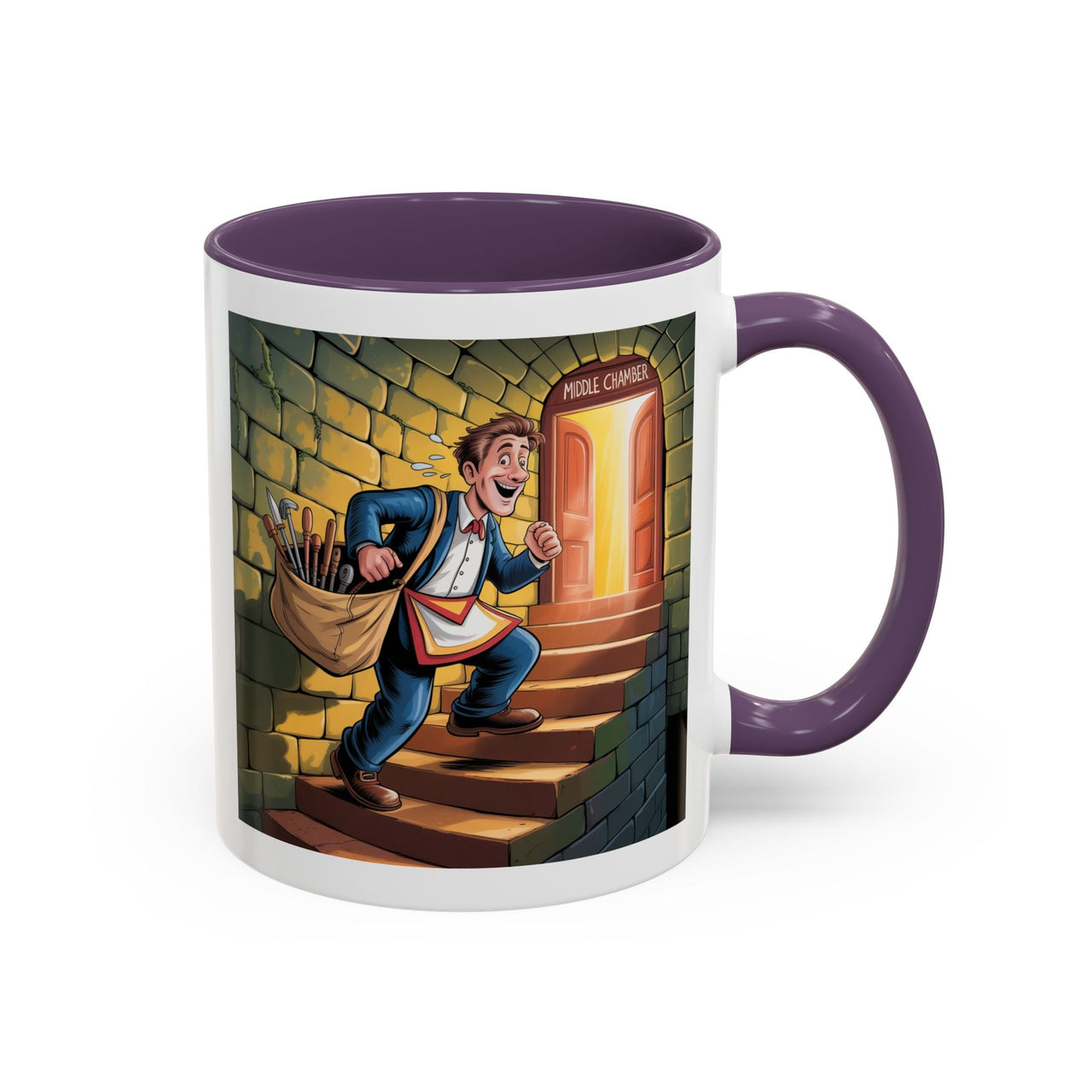 Premium Ready to Go Freemason Design | Fellowcraft | Middle Chamber - Masonic Mugs