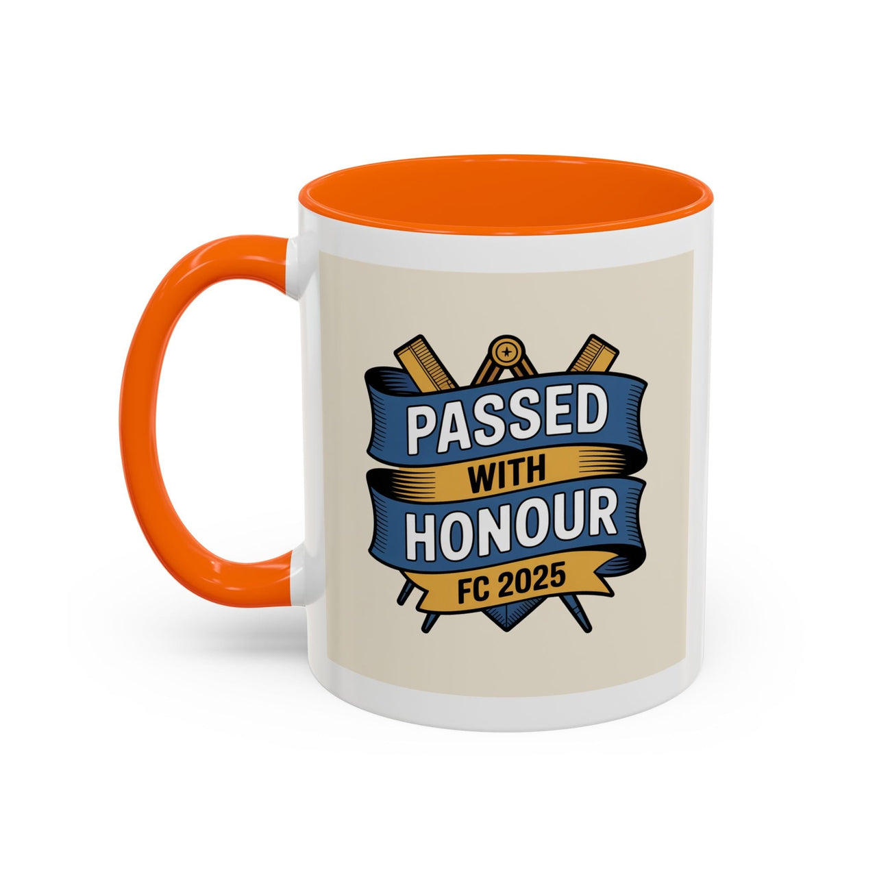 Premium Ready to Go Freemason Design | Fellowcraft | Passed with Honour 2025 - Masonic Mugs