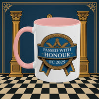Premium Ready to Go Freemason Design | Fellowcraft | Passed with Honour 2025 - Masonic Mugs