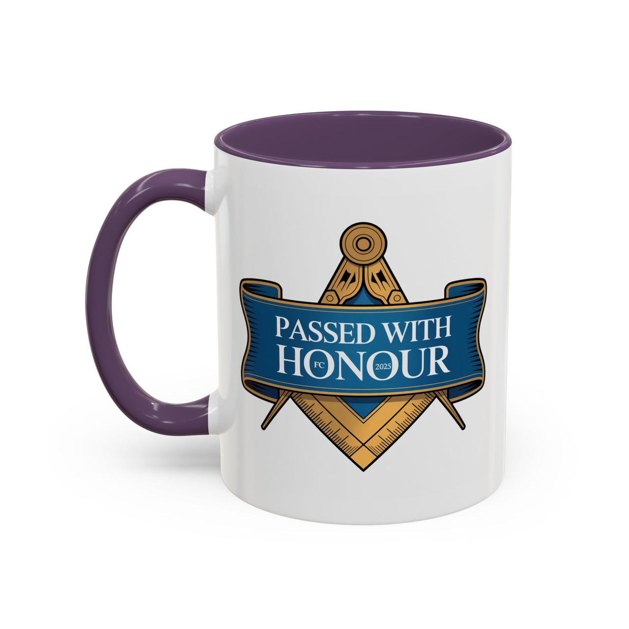 Premium Ready to Go Freemason Design | Fellowcraft | Passed with Honour 2025 - Masonic Mugs