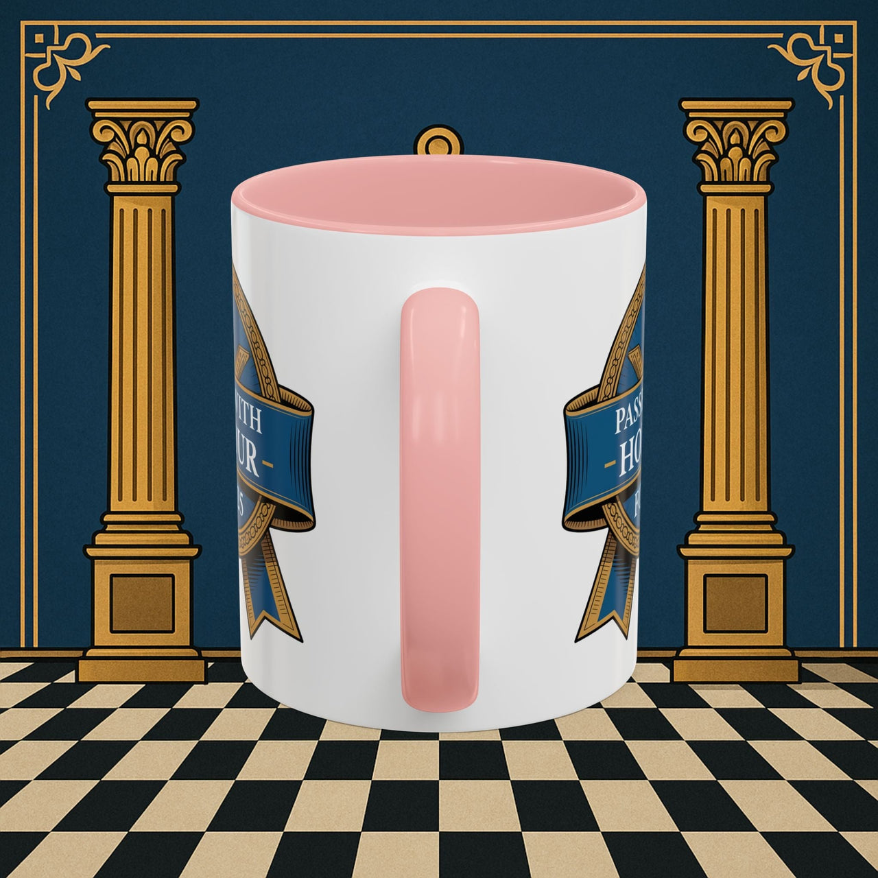 Premium Ready to Go Freemason Design | Fellowcraft | Passed with Honour 2025 - Masonic Mugs