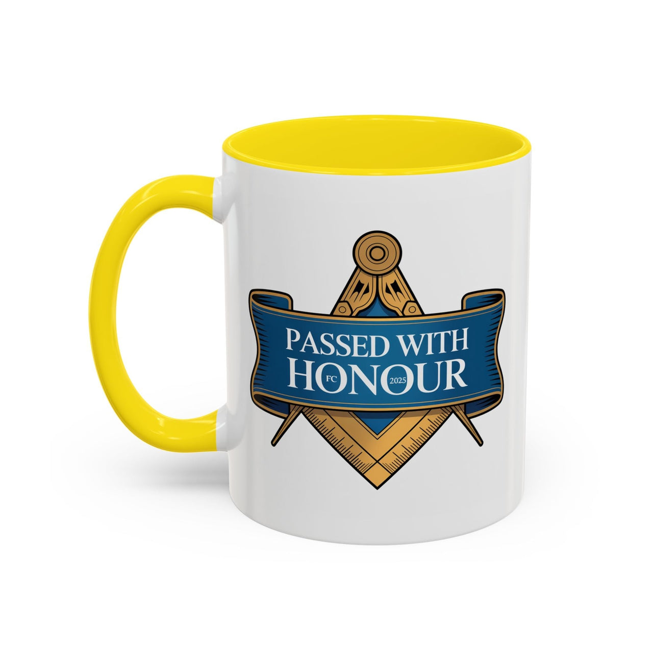 Premium Ready to Go Freemason Design | Fellowcraft | Passed with Honour 2025 - Masonic Mugs
