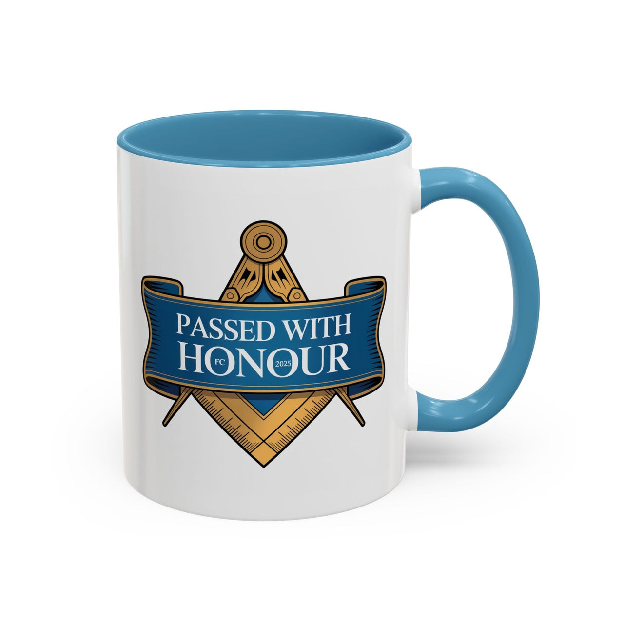 Premium Ready to Go Freemason Design | Fellowcraft | Passed with Honour 2025 - Masonic Mugs