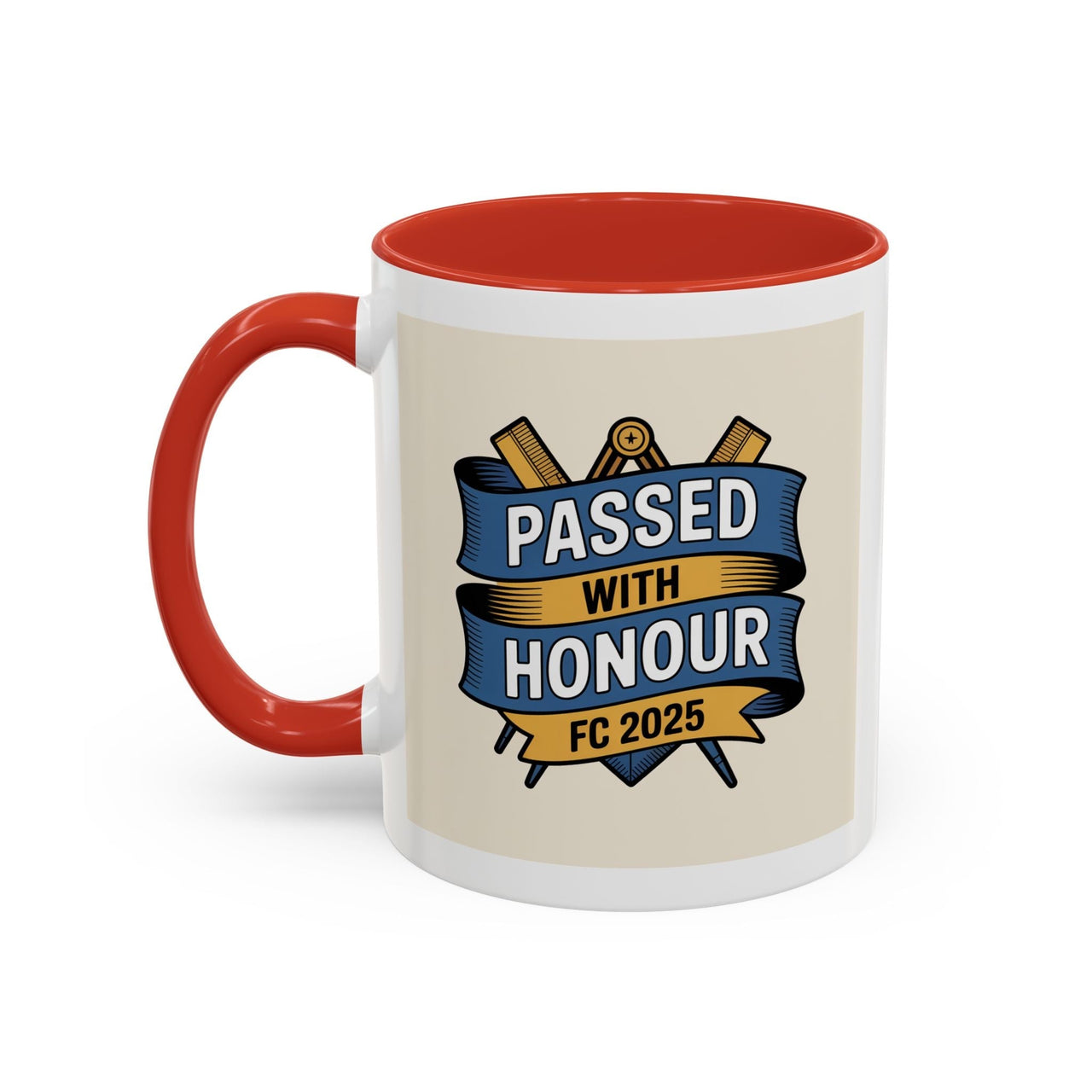 Premium Ready to Go Freemason Design | Fellowcraft | Passed with Honour 2025 - Masonic Mugs