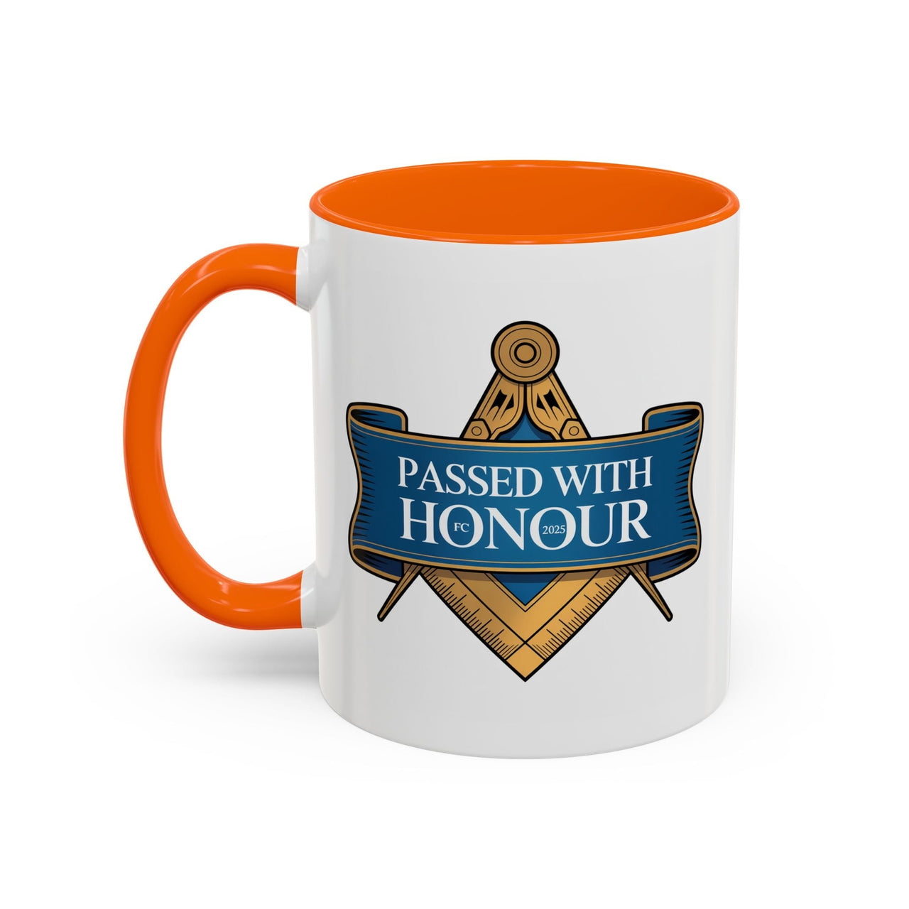 Premium Ready to Go Freemason Design | Fellowcraft | Passed with Honour 2025 - Masonic Mugs