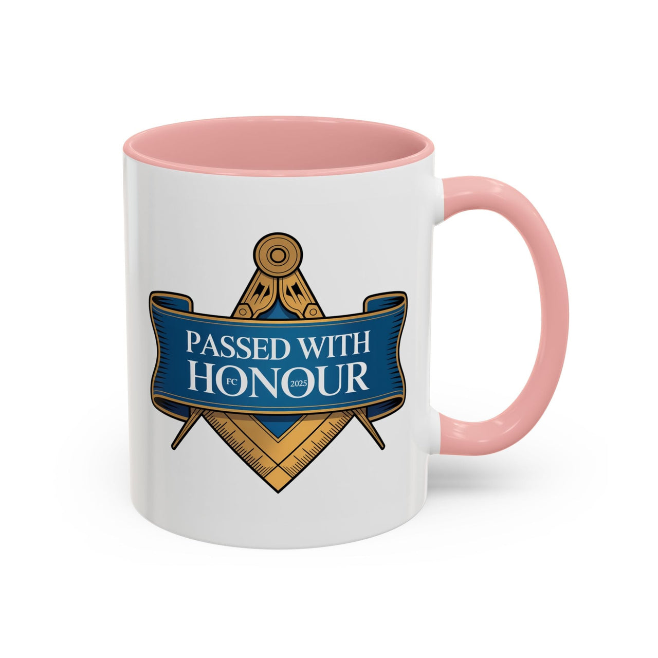 Premium Ready to Go Freemason Design | Fellowcraft | Passed with Honour 2025 - Masonic Mugs