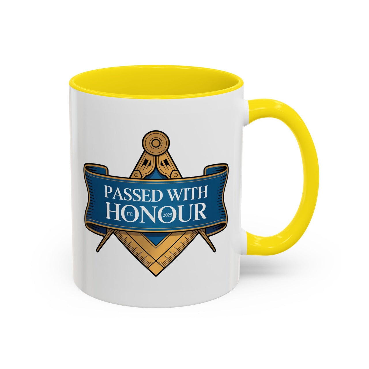 Premium Ready to Go Freemason Design | Fellowcraft | Passed with Honour 2025 - Masonic Mugs