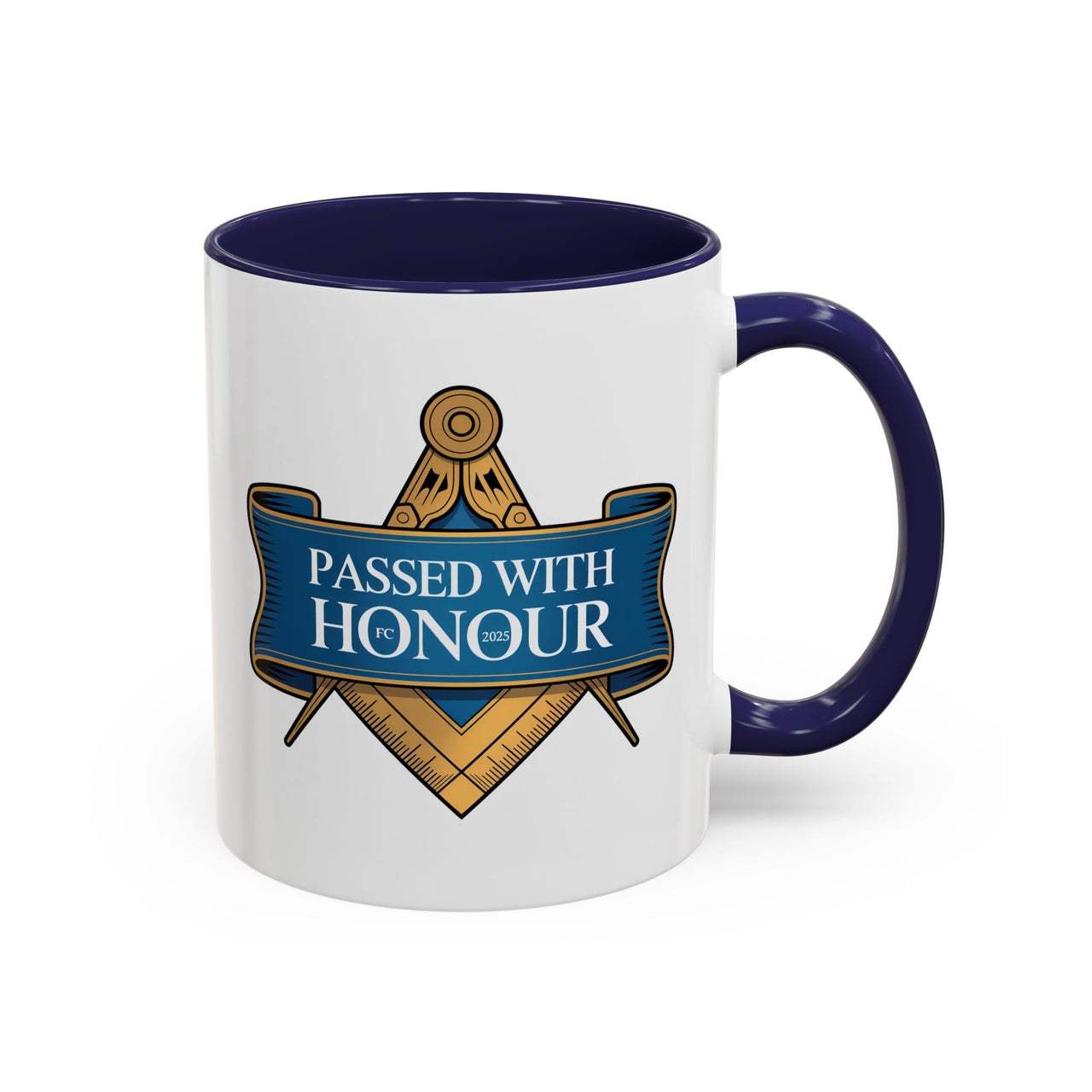 Premium Ready to Go Freemason Design | Fellowcraft | Passed with Honour 2025 - Masonic Mugs