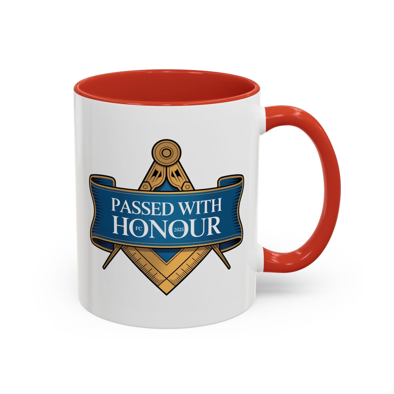 Premium Ready to Go Freemason Design | Fellowcraft | Passed with Honour 2025 - Masonic Mugs