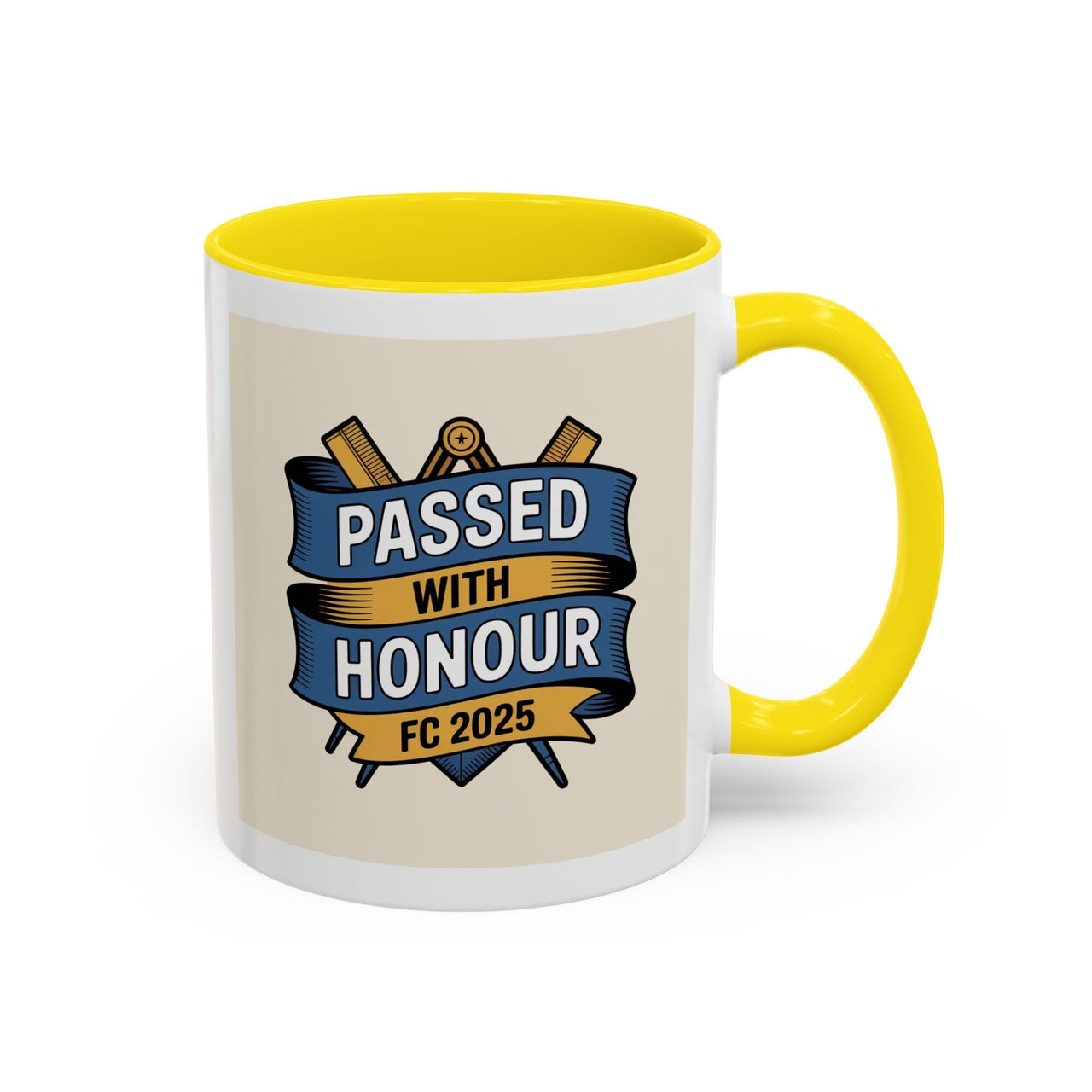 Premium Ready to Go Freemason Design | Fellowcraft | Passed with Honour 2025 - Masonic Mugs
