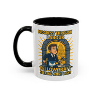 Premium Ready to Go Freemason Design | Fellowcraft | Progress through Labour - Masonic Mugs