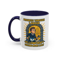 Premium Ready to Go Freemason Design | Fellowcraft | Progress through Labour - Masonic Mugs
