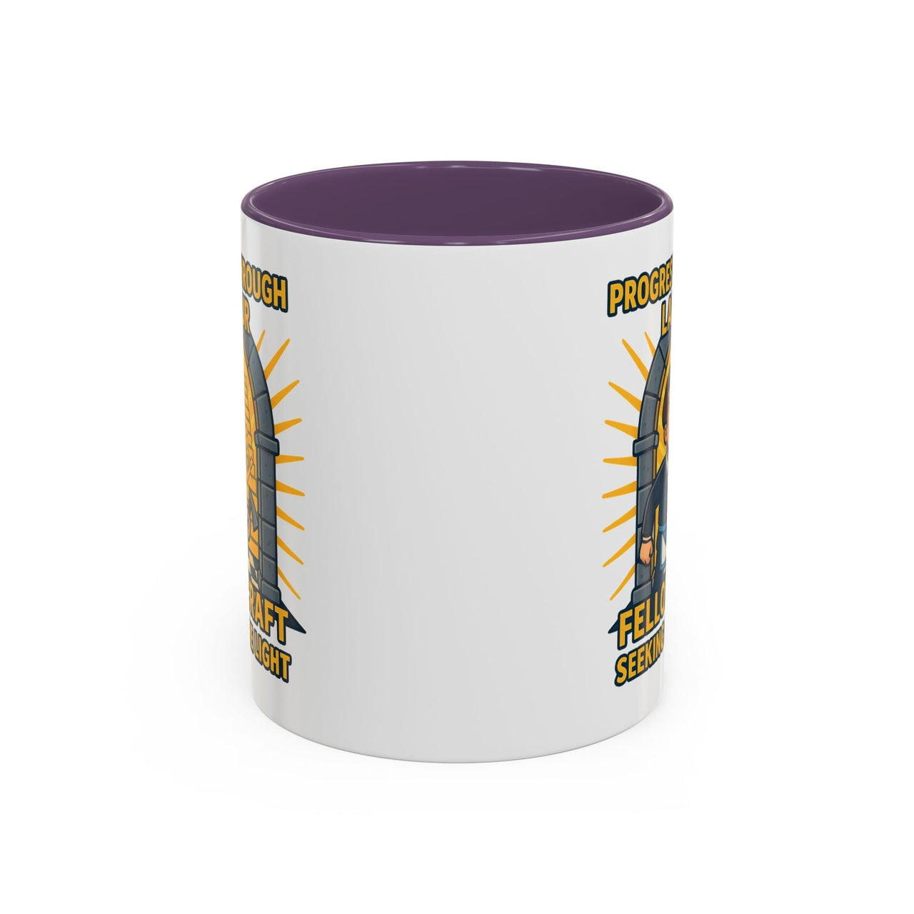 Premium Ready to Go Freemason Design | Fellowcraft | Progress through Labour - Masonic Mugs