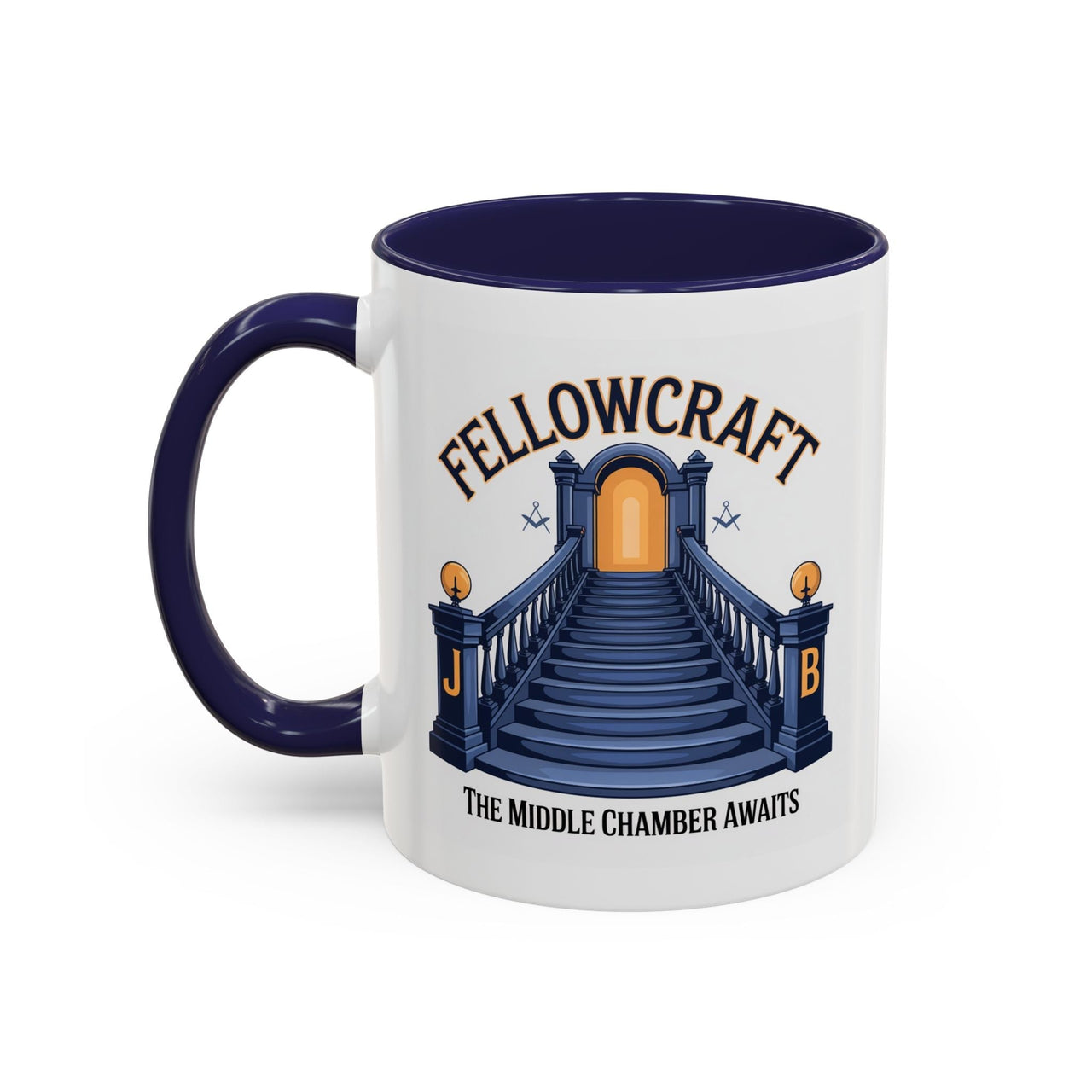 Premium Ready to Go Freemason Design | Fellowcraft | The Middle Chamber Awaits - Masonic Mugs