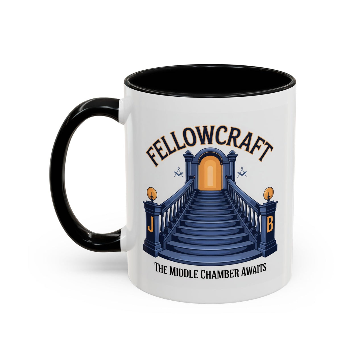Premium Ready to Go Freemason Design | Fellowcraft | The Middle Chamber Awaits - Masonic Mugs