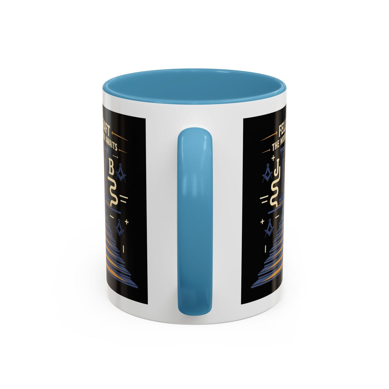 Premium Ready to Go Freemason Design | Fellowcraft | The middle chamber awaits - Masonic Mugs