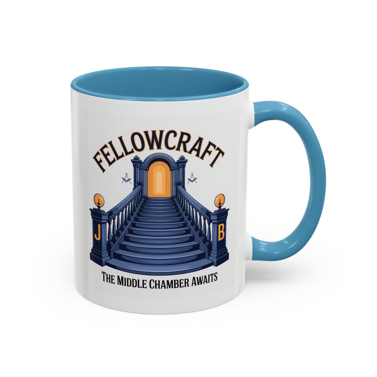 Premium Ready to Go Freemason Design | Fellowcraft | The Middle Chamber Awaits - Masonic Mugs