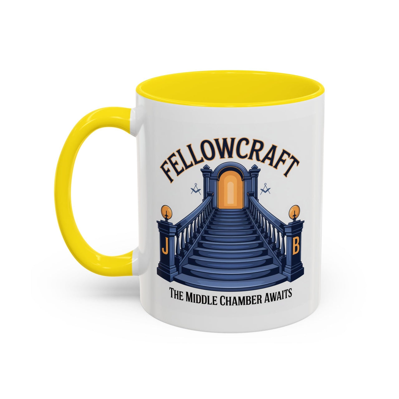 Premium Ready to Go Freemason Design | Fellowcraft | The Middle Chamber Awaits - Masonic Mugs