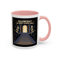 Premium Ready to Go Freemason Design | Fellowcraft | The middle chamber awaits - Masonic Mugs