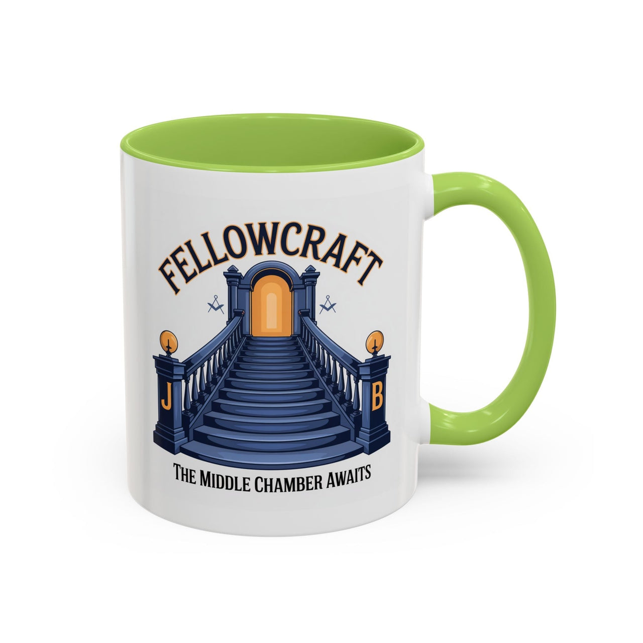 Premium Ready to Go Freemason Design | Fellowcraft | The Middle Chamber Awaits - Masonic Mugs