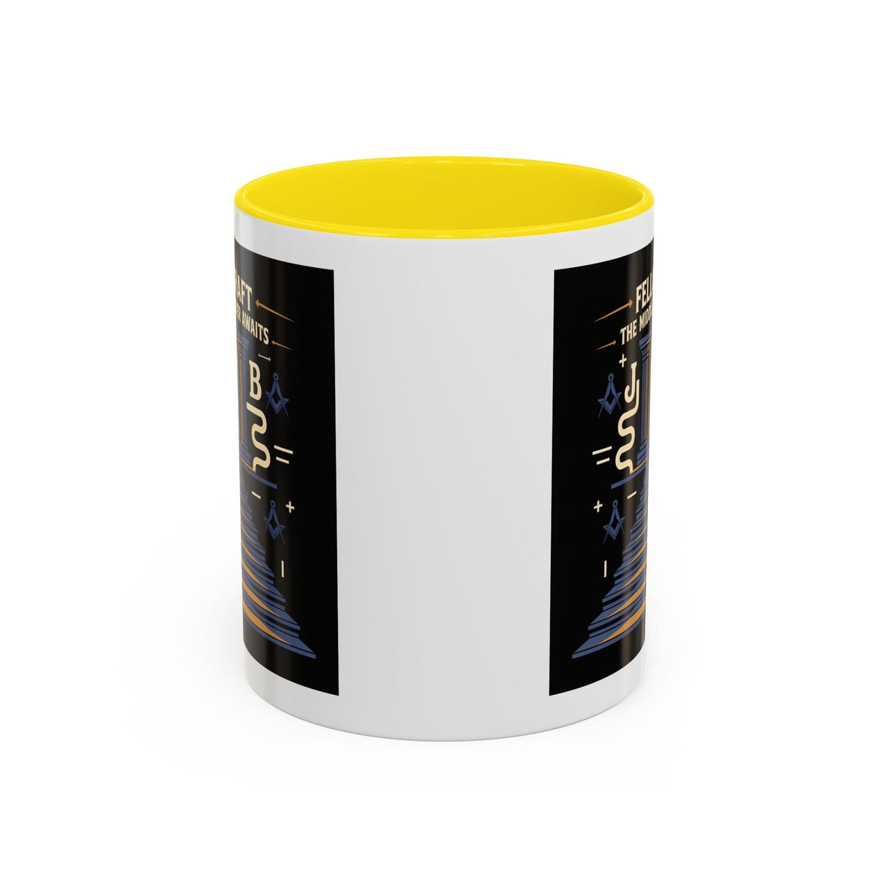 Premium Ready to Go Freemason Design | Fellowcraft | The middle chamber awaits - Masonic Mugs