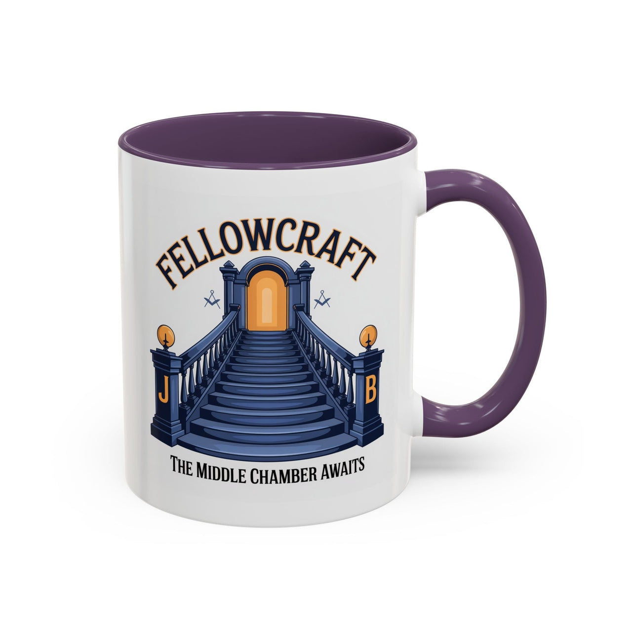 Premium Ready to Go Freemason Design | Fellowcraft | The Middle Chamber Awaits - Masonic Mugs