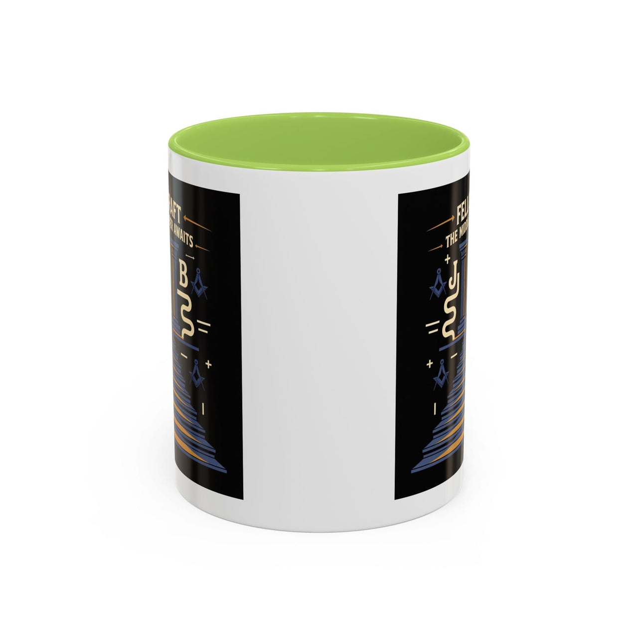 Premium Ready to Go Freemason Design | Fellowcraft | The middle chamber awaits - Masonic Mugs