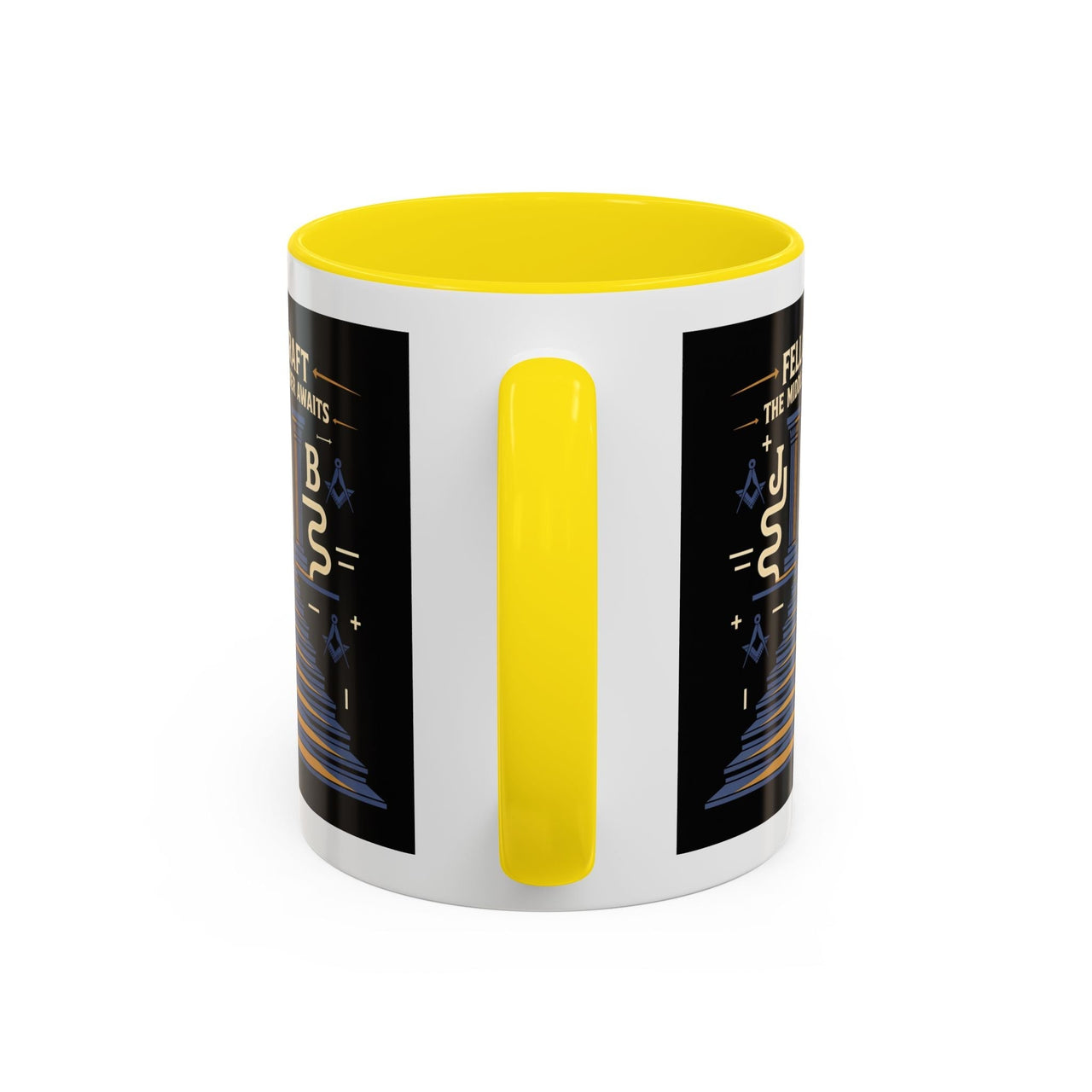 Premium Ready to Go Freemason Design | Fellowcraft | The middle chamber awaits - Masonic Mugs
