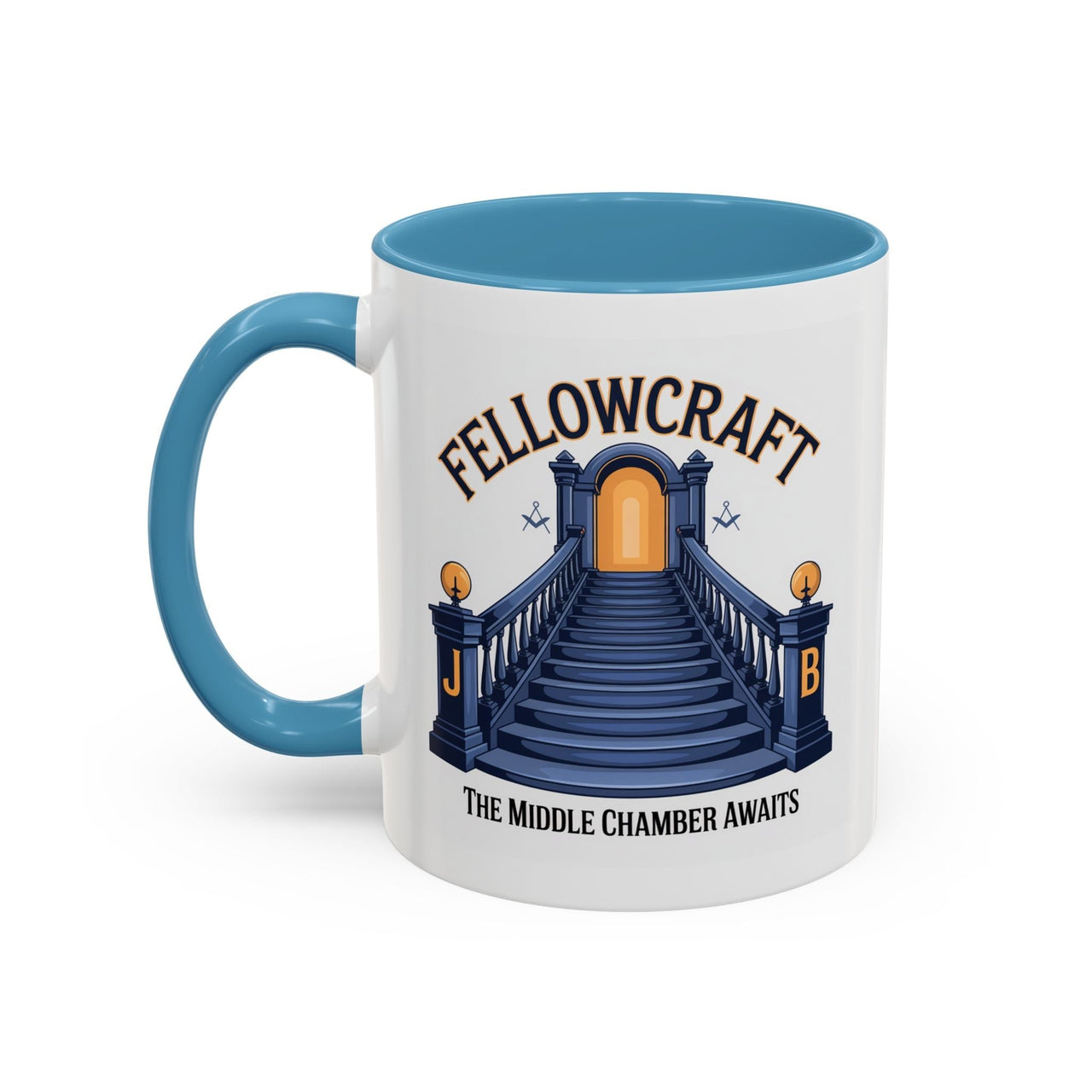 Premium Ready to Go Freemason Design | Fellowcraft | The Middle Chamber Awaits - Masonic Mugs