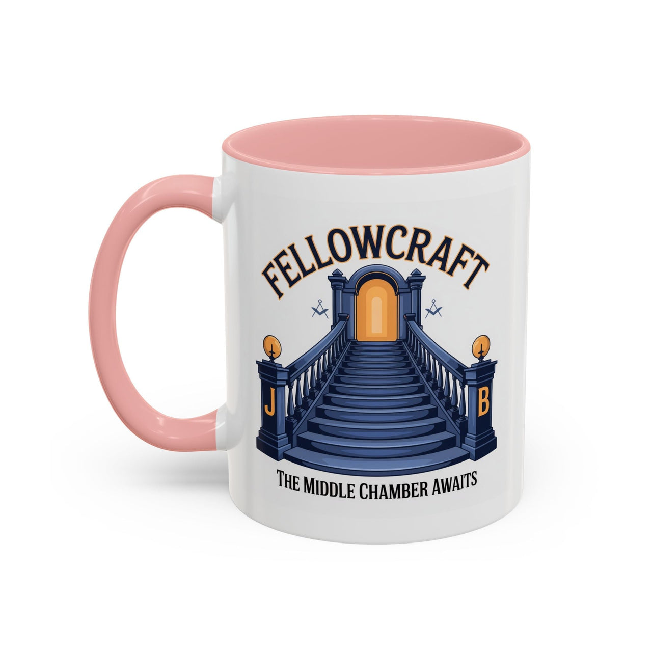 Premium Ready to Go Freemason Design | Fellowcraft | The Middle Chamber Awaits - Masonic Mugs