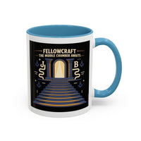 Premium Ready to Go Freemason Design | Fellowcraft | The middle chamber awaits - Masonic Mugs