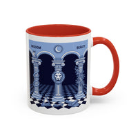 Premium Ready to Go Freemason Design | Fellowcraft | Wisdom and Beauty - Masonic Mugs