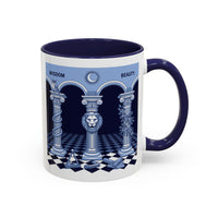 Premium Ready to Go Freemason Design | Fellowcraft | Wisdom and Beauty - Masonic Mugs