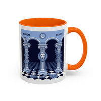 Premium Ready to Go Freemason Design | Fellowcraft | Wisdom and Beauty - Masonic Mugs