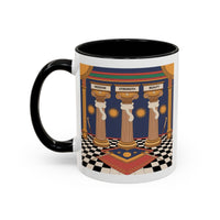 Premium Ready to Go Freemason Design | Fellowcraft | Wisdom Strength Beauty - Masonic Mugs