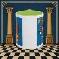 Premium Ready to Go Freemason Design | Gateway to Brotherhood: Masonic Junior Deacon's Journey, Junior Deacon - Masonic Mugs