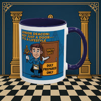 Premium Ready to Go Freemason Design | Gateway to Brotherhood: Masonic Junior Deacon's Journey, Junior Deacon - Masonic Mugs