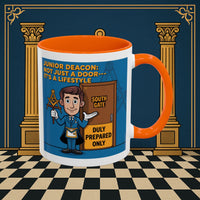 Premium Ready to Go Freemason Design | Gateway to Brotherhood: Masonic Junior Deacon's Journey, Junior Deacon - Masonic Mugs