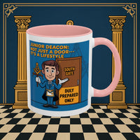 Premium Ready to Go Freemason Design | Gateway to Brotherhood: Masonic Junior Deacon's Journey, Junior Deacon - Masonic Mugs