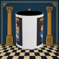 Premium Ready to Go Freemason Design | Junior Deacon: A Fraternal Threshold of Order, Visual Satire in Institutional Hierarchy | Junior Deacon - Masonic Mugs