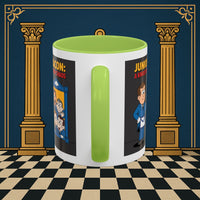Premium Ready to Go Freemason Design | Junior Deacon: A Fraternal Threshold of Order, Visual Satire in Institutional Hierarchy | Junior Deacon - Masonic Mugs
