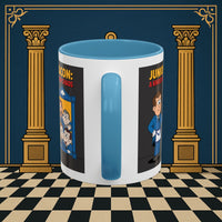Premium Ready to Go Freemason Design | Junior Deacon: A Fraternal Threshold of Order, Visual Satire in Institutional Hierarchy | Junior Deacon - Masonic Mugs