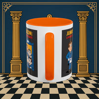 Premium Ready to Go Freemason Design | Junior Deacon: A Fraternal Threshold of Order, Visual Satire in Institutional Hierarchy | Junior Deacon - Masonic Mugs